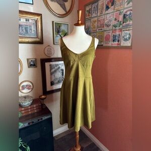 Universal Thread Olive Fit & Flare Dress